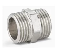 Ниппель латунь никель Ду 50 (2") НР LD LD.67.501.50