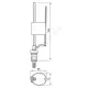 Арматура для бачка наливная Uni Bottom 1/2" нижнее подключение OLI 562162