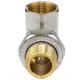 Тройник латунь никель Ду 15 (1/2") ВР/ВР/нак/гайка 9030 ГОСТ 32585-2013 Aquasfera 9030-01