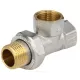 Тройник латунь никель Ду 15 (1/2") ВР/ВР/нак/гайка 9030 ГОСТ 32585-2013 Aquasfera 9030-01
