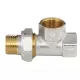 Тройник латунь никель Ду 15 (1/2") ВР/ВР/нак/гайка 9030 ГОСТ 32585-2013 Aquasfera 9030-01