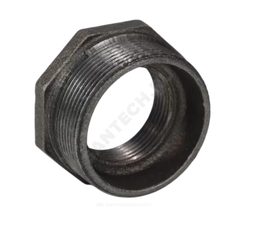 Футорка чугун Ду 50х25 (2"х1") НР/ВР Fittex PLUS Футорка чугун Ду 50х25 (2"х1") НР/ВР Fittex PLUS