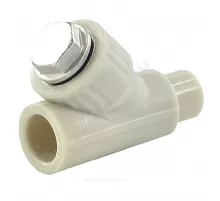 Фильтр PP-R сетчатый серый Дн 25х45гр внутр/наруж пайка VALFEX 10142025Г