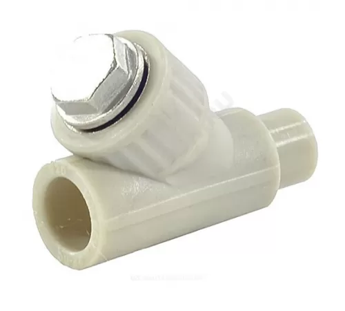 Фильтр PP-R сетчатый серый Дн 32х45гр внутр/наруж пайка VALFEX 10142032Г