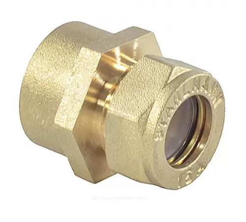 Муфта латунь 15Aх3/4" обжим/ВР STAHLMANN SSFL1503/4BEF Муфта латунь 15Aх3/4" обжим/ВР STAHLMANN SSFL1503/4BEF