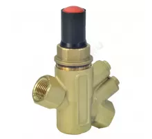 Клапан балансировочный автомат латунь R206A Ду 15 G1/2" A Ру25 ВР без ниппелей Giacomini R206AY033
