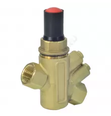 Клапан балансировочный автомат латунь R206A Ду 15 G1/2" A Ру25 ВР без ниппелей Giacomini R206AY013