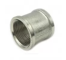 Муфта латунь никель Ду 40 (1 1/2") ВР/ВР SantechSystems