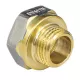 Переход латунь никель реборда Ду 15х10 (1/2"х3/8") ВР/НР 9021 ГОСТ 32585-2013 Aquasfera 9021-10