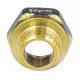 Переход латунь никель реборда Ду 15х10 (1/2"х3/8") ВР/НР 9021 ГОСТ 32585-2013 Aquasfera 9021-10