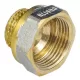 Переход латунь никель реборда Ду 15х10 (1/2"х3/8") ВР/НР 9021 ГОСТ 32585-2013 Aquasfera 9021-10