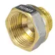 Переход латунь никель реборда Ду 20х15 (3/4"х1/2") ВР/НР 9021 ГОСТ 32585-2013 Aquasfera 9021-01