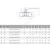 Кран шаровой сталь КШ.Ц.М Ду 20 Ру40 ВР LD КШ.Ц.М.020.040.Н/П.02