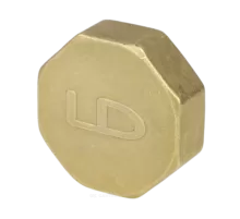 Заглушка латунь Ду 15 (1/2") ВР LD LD.65.504.15
