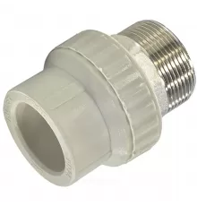 Муфта PP-R комбинированная под ключ серая Дн 50х2" НР VALFEX 10135150Г