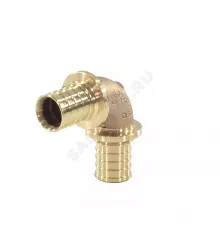 Угольник для PE-X труб аксиальный бронза Дн 20х90гр RAUTITAN PLATINUM RX Rehau 13777021001