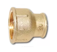 Муфта латунь переходная Ду 20х15 (3/4"х1/2") ВР/ВР Цветлит ZW50047