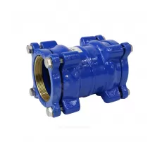 Муфта чугун соединительная для ПЭ труб Ду 250 (Дн 250-250) Ру10/16 ДРК-Е Benarmo 1