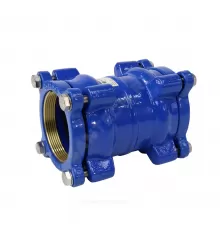 Муфта чугун соединительная для ПЭ труб Ду 250 (Дн 250-250) Ру10/16 ДРК-Е Benarmo 1