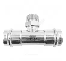 Тройник сталь нерж AISI 304 Дн 35х1 1/4"х35 пресс/НР SantechSystems