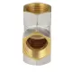 Крест латунь никель Ду 25 (1") ВР/ВР 9011 ГОСТ 32585-2013 Aquasfera 9011-03